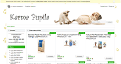 Desktop Screenshot of karmapupila.pl