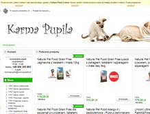 Tablet Screenshot of karmapupila.pl